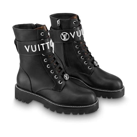 louis vuitton territory flat high ranger boots|Louis Vuitton combat boots.